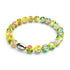 Blue Daffodil | .925 Sterling Silver | Firefly Glass Garden Bracelet